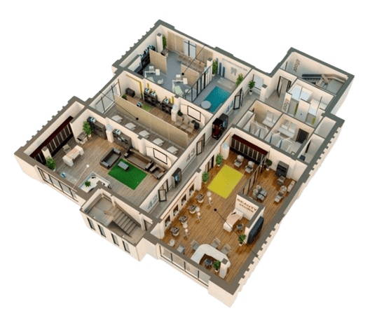 Типовой этаж 3D